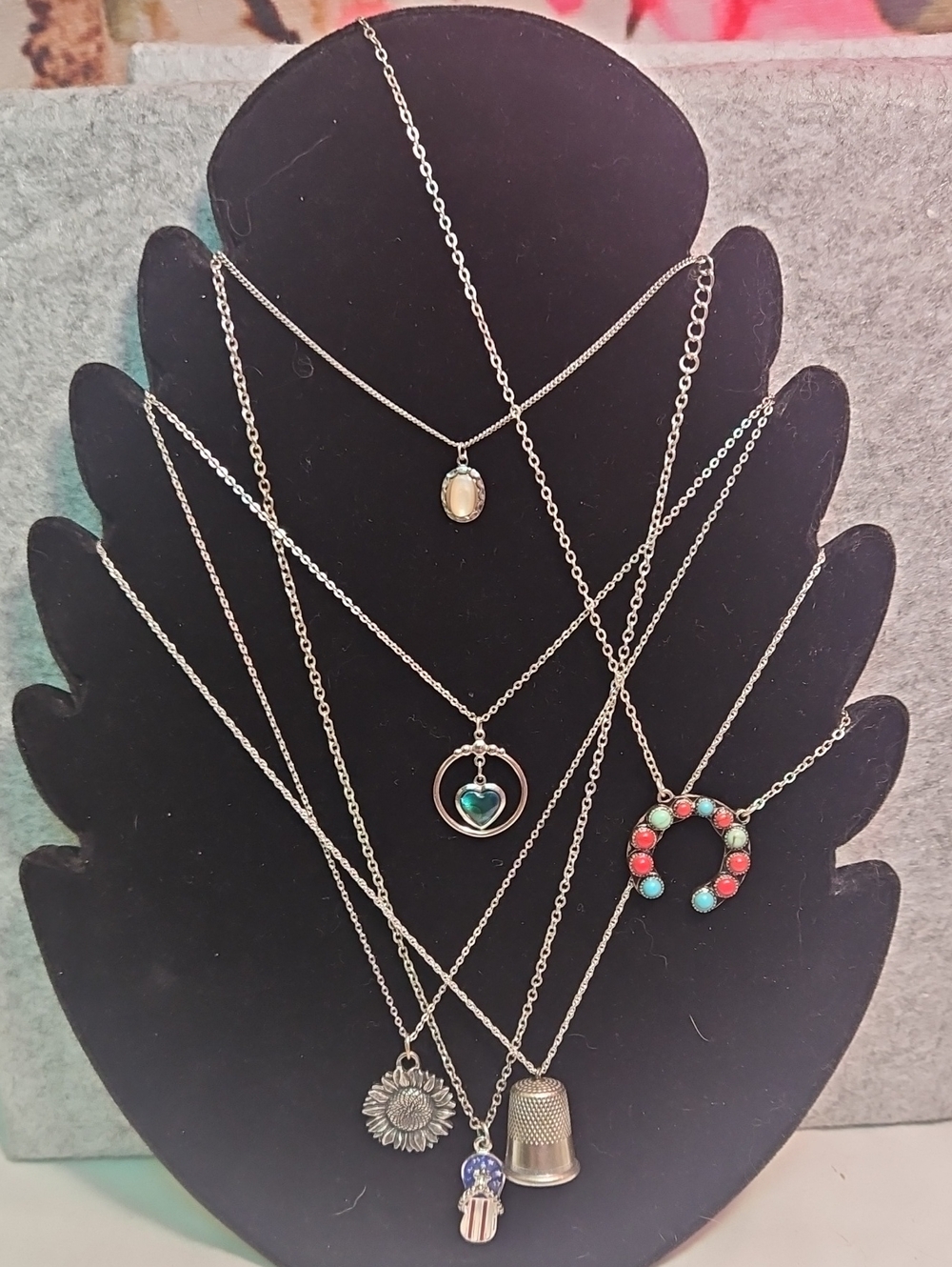 Silver Tone Necklace Bundle